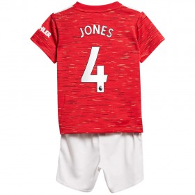 Koszulka Manchester United Phil Jones 4 Dziecięcy Domowe Stroje Piłkarskie 2020/2021 Krótki Rękaw